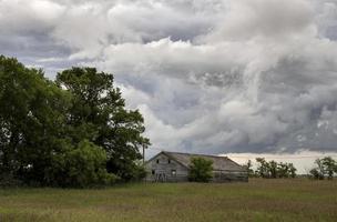 nuvens de tempestade saskatchewan foto