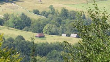 paisagem de montanha. vista panorâmica das montanhas foto