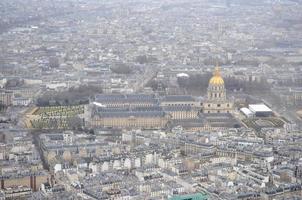 vista aérea de paris foto