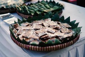 deliciosos pastéis para lanches foto