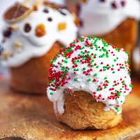 kulich feriado de páscoa pastelaria bolo de páscoa sobremesa caseira feriado festivo foto