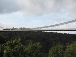 ponte suspensa de clifton em bristol foto