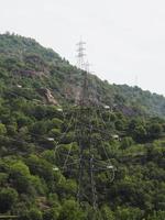 torre de linha de transmissão foto