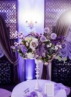 decoração de casamento no café foto