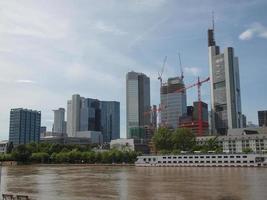 vista de frankfurt, alemanha foto