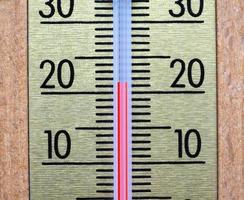 termômetro para medição da temperatura do ar foto