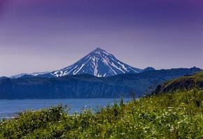 o vulcão vilyuchinsky em kamchatka Foto Premium