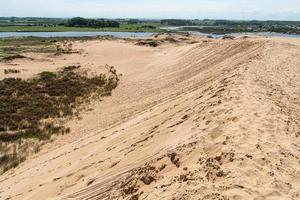 dunas de areia no uruguai foto