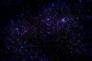 fundo cósmico com uma nebulosa e estrelas. foto