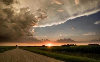 nuvens de tempestade Canadá foto