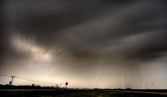 nuvens de tempestade Canadá foto