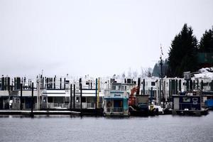 marina do lago shuswap foto