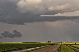 nuvens de tempestade da pradaria foto