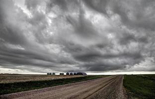 pradaria nuvens de tempestade Canadá foto