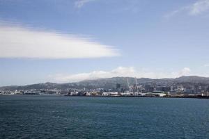 ferry view wellington nova zelândia foto