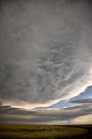 nuvens de tempestade da pradaria foto