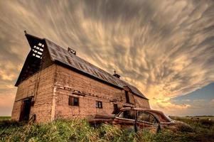 nuvens de tempestade saskatchewan foto