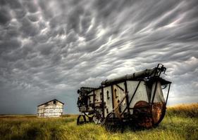 nuvens de tempestade saskatchewan foto