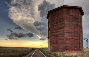 nuvens de tempestade saskatchewan foto