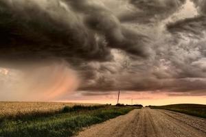 nuvens de tempestade Canadá foto