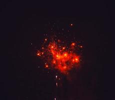 explosão de fogos de artifício no ano novo foto