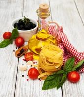 ingredientes alimentares italianos foto