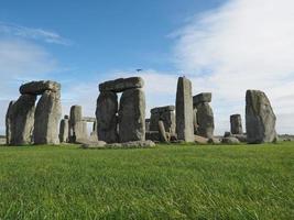 monumento stonehenge em amesbury foto