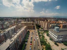 vista aérea de turin foto