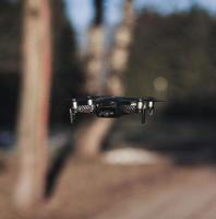 drone voador compacto preto foto