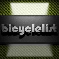 palavra de lista de bicicletas de ferro em carbono foto