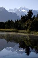 lago matheson nova zelândia foto