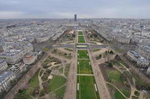 vista aérea de paris foto