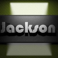 Jackson palavra de ferro em carbono foto