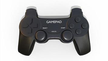 controlador de videogame preto gamepad foto