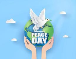 dia internacional da paz. foto