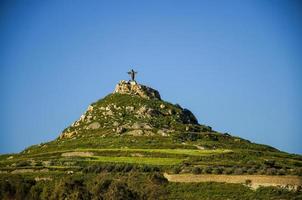 gozo, malta vista da colina tas-salvatur na ilha de gozo foto