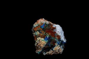 minerais azurita e malaquita quartzo magnesita foto