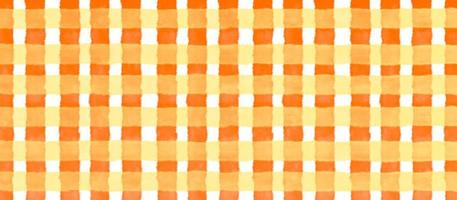 fundo de textura de tira de linha cruzada laranja pintar fundo de padrão de listras de linha de aquarela foto