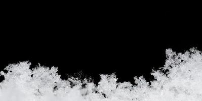 panorama de cristais de neve foto