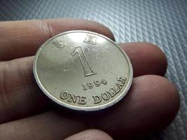 moeda de dólar de hong nong foto