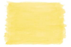 fundo de textura aquarela amarela pintada à mão foto