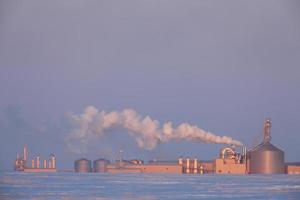 indústria de potássio e fábrica saskatchewan foto