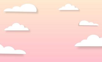 fundo de céu colorido nublado kawaii abstrato. gráfico em quadrinhos pastel gradiente suave. conceito para design ou apresentação de cartão de casamento foto