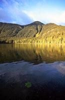 Lago hart em incrível Alberta foto