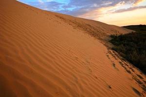 duna de areia em grandes colinas de areia na cênica saskatchewan