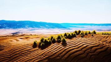 paisagem do deserto no parque nacional da cratera foto