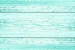 textura de prancha de madeira de cor azul claro brilhante. fundo de madeira de praia vintage. foto