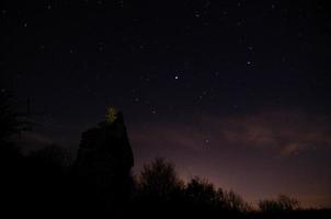 ruína e estrelas foto