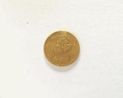 moedas antigas indonésias espalhadas nos anos 70 a 90. adequado para conteúdo relacionado a finanças e investimentos. foto