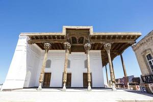 a mesquita juma dentro da fortaleza. a arca. bukhara. Uzbequistão, Ásia Central foto